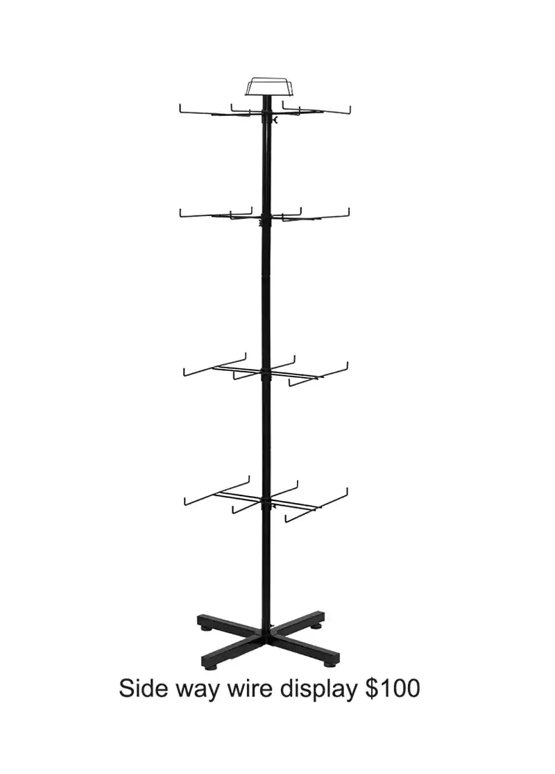 Display-Side Way Wire Rack